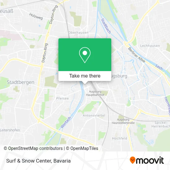 Surf & Snow Center map
