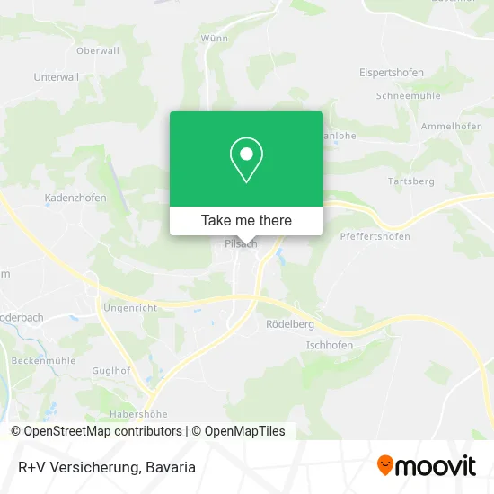 R+V Versicherung map