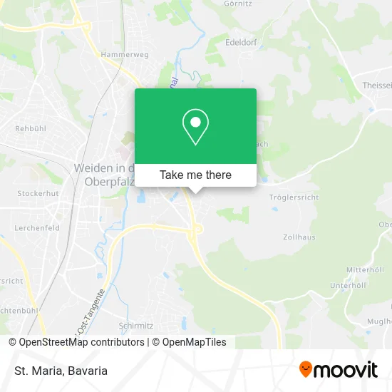St. Maria map