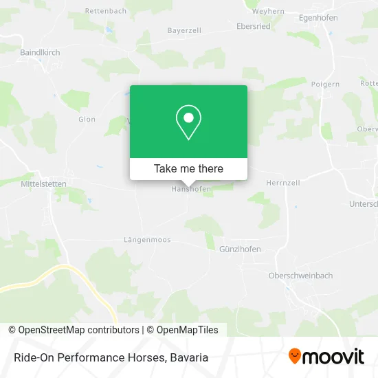 Ride-On Performance Horses map