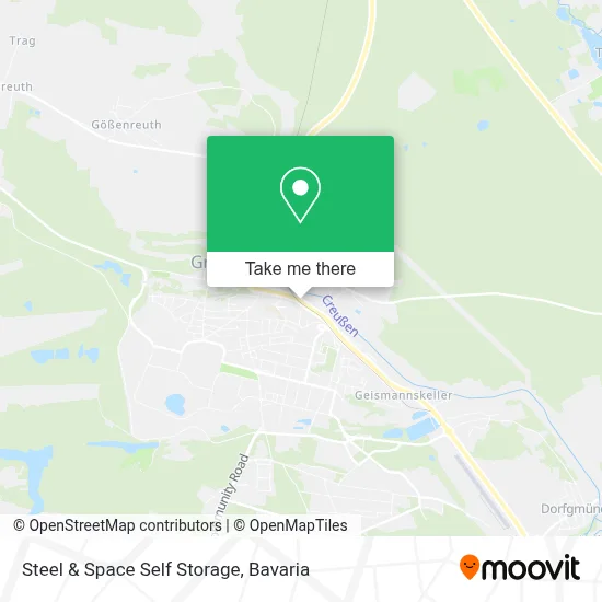 Steel & Space Self Storage map