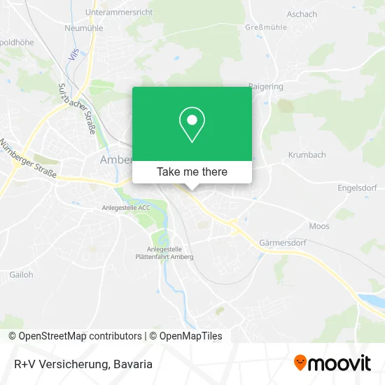 R+V Versicherung map