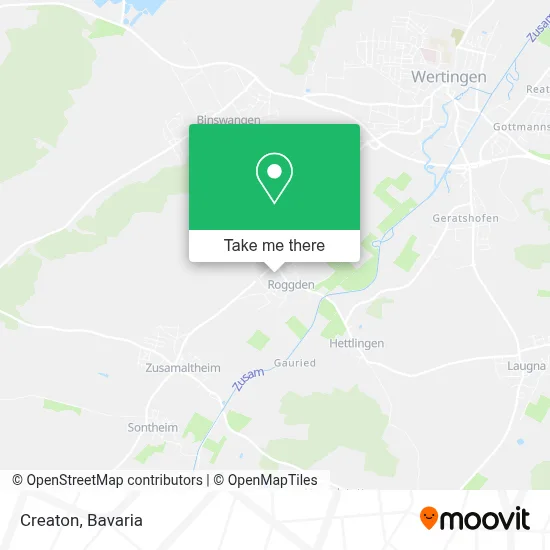 Creaton map