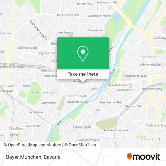Bayer Munchen map