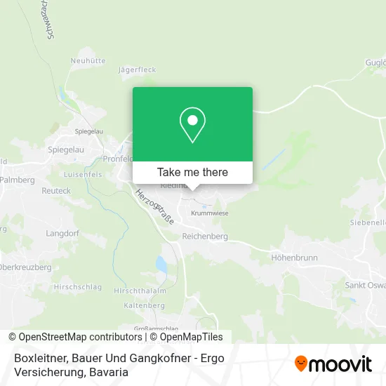 Boxleitner, Bauer Und Gangkofner - Ergo Versicherung map