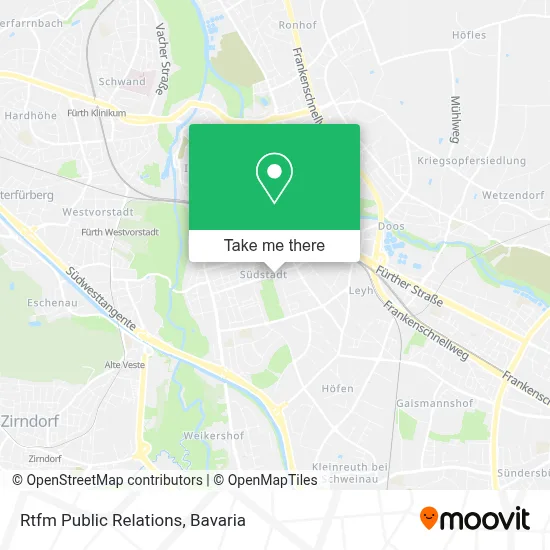 Rtfm Public Relations map
