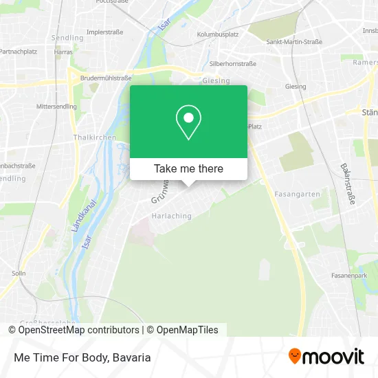 Me Time For Body map