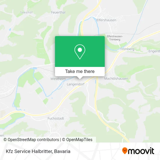 Kfz Service Halbritter map