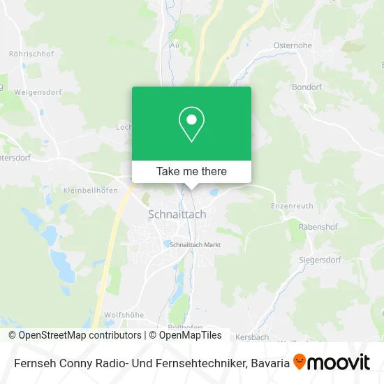 Fernseh Conny Radio- Und Fernsehtechniker map