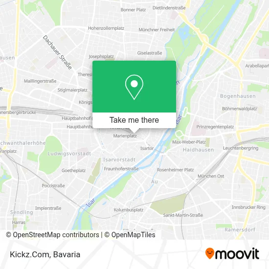 Kickz.Com map