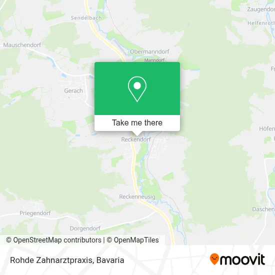 Rohde Zahnarztpraxis map