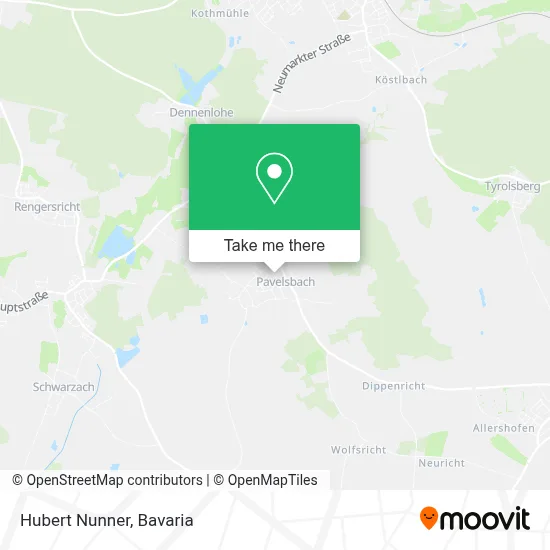 Hubert Nunner map