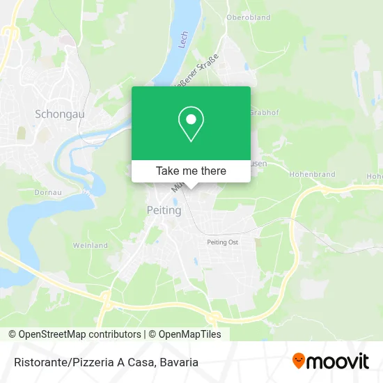 Ristorante/Pizzeria A Casa map