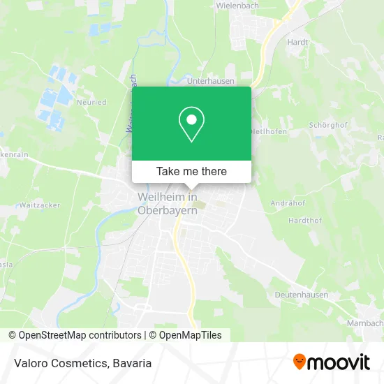 Valoro Cosmetics map
