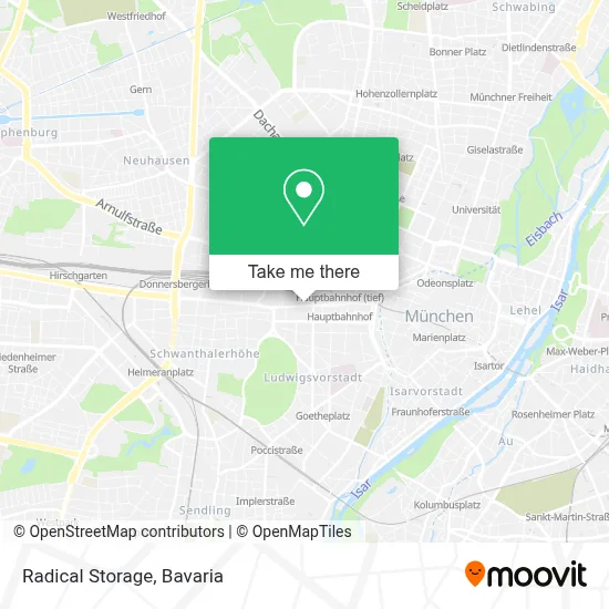 Radical Storage map