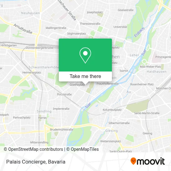 Palais Concierge map