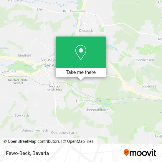 Fewo-Beck map