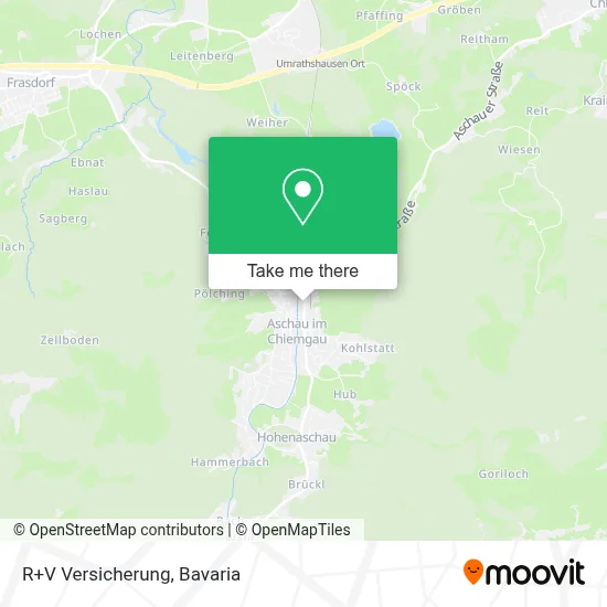 R+V Versicherung map