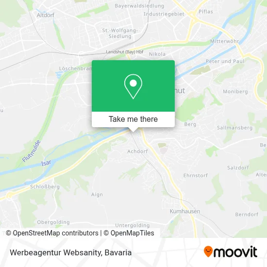 Werbeagentur Websanity map