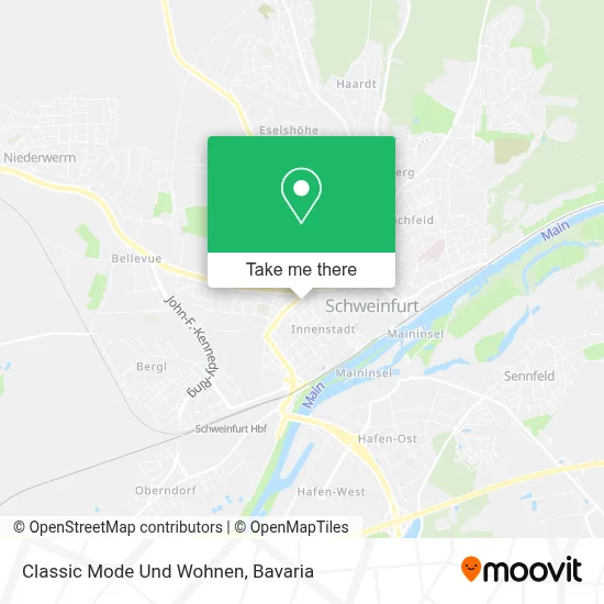 Classic Mode Und Wohnen map