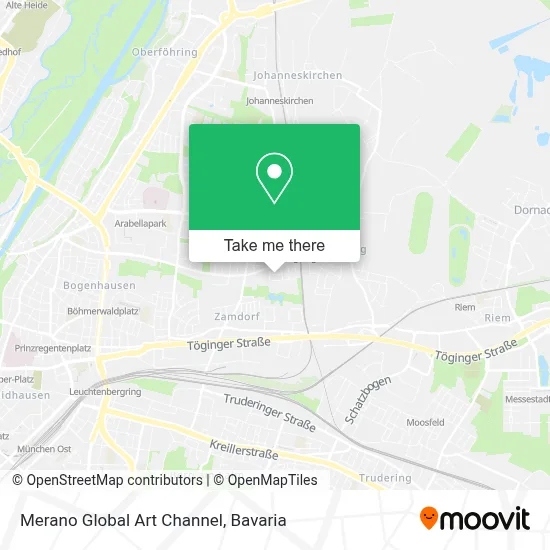 Merano Global Art Channel map