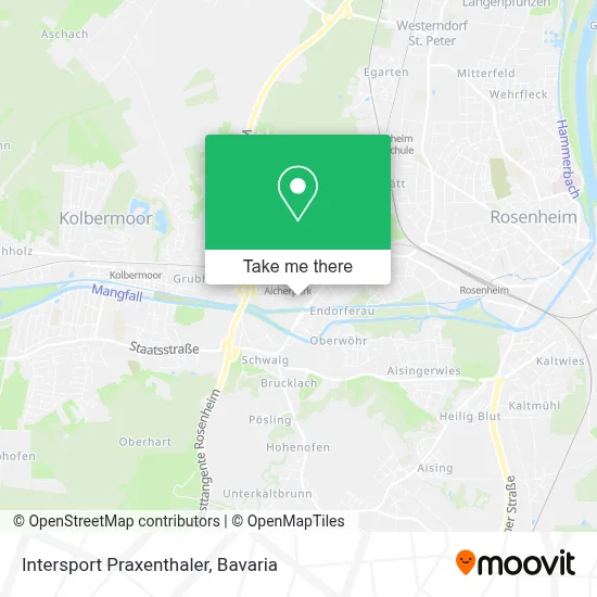 Intersport Praxenthaler map