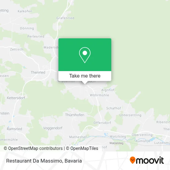 Restaurant Da Massimo map