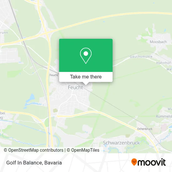 Golf In Balance map