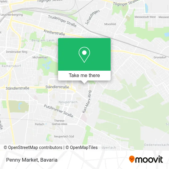 Penny Markt map