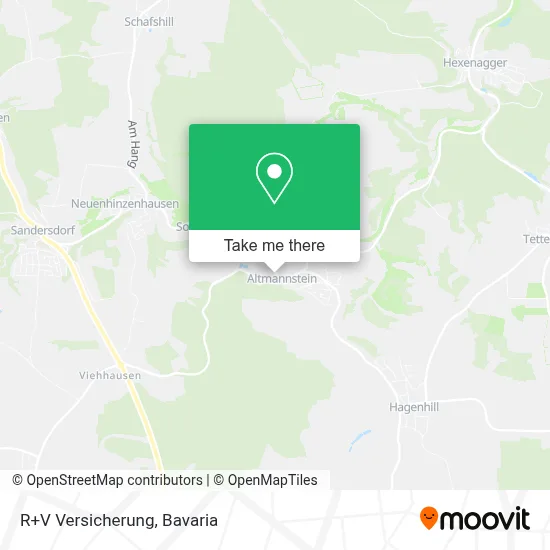 R+V Versicherung map