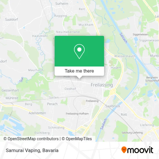 Samurai Vaping map