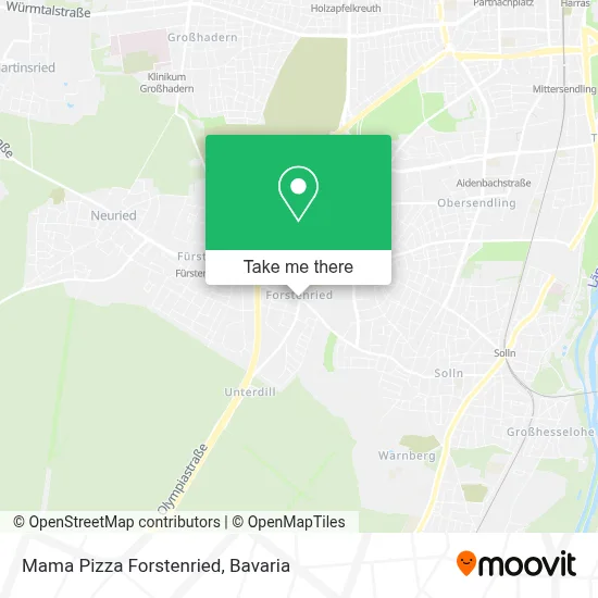 Mama Pizza Forstenried map