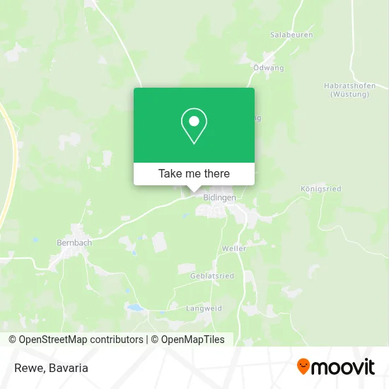 Rewe map