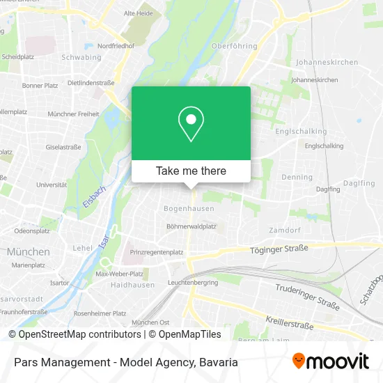 Pars Management - Model Agency map