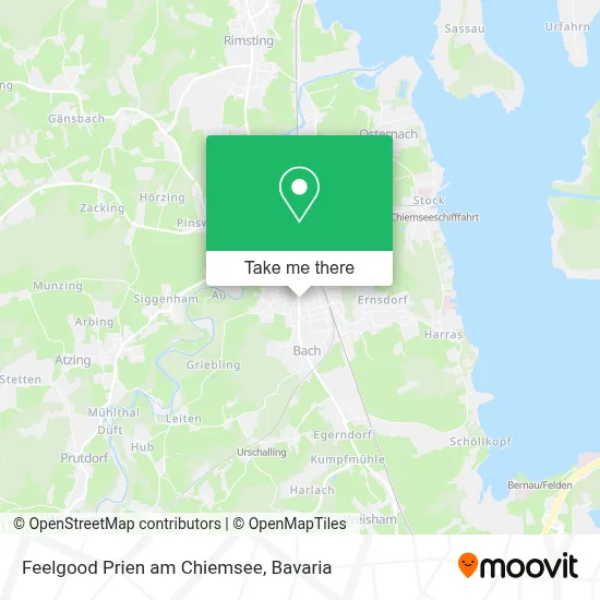 Feelgood Prien am Chiemsee map