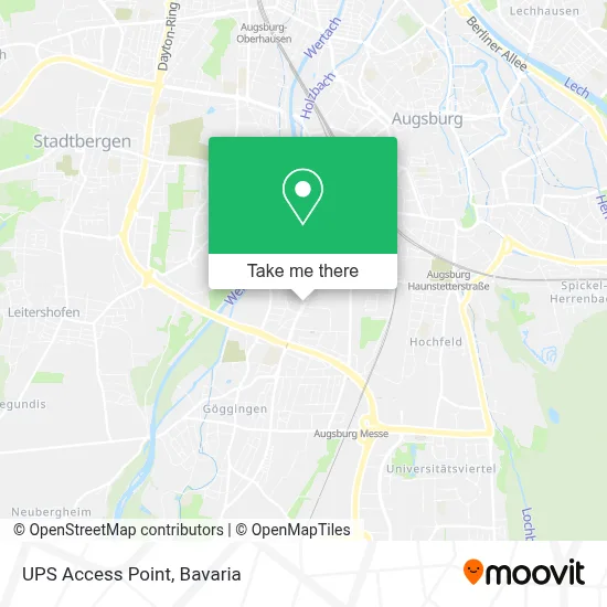 Ups Access Point map