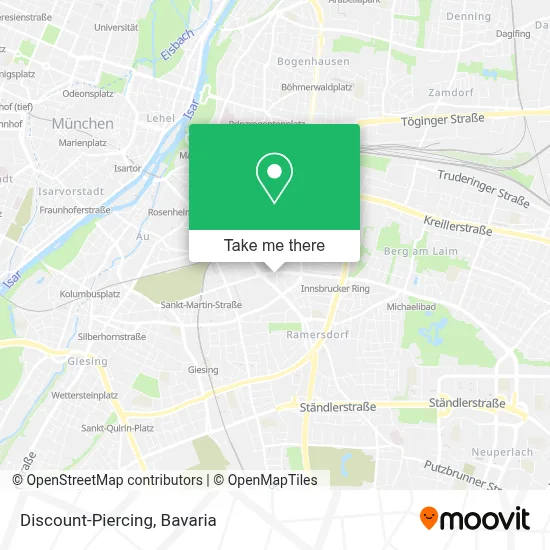 Discount-Piercing map