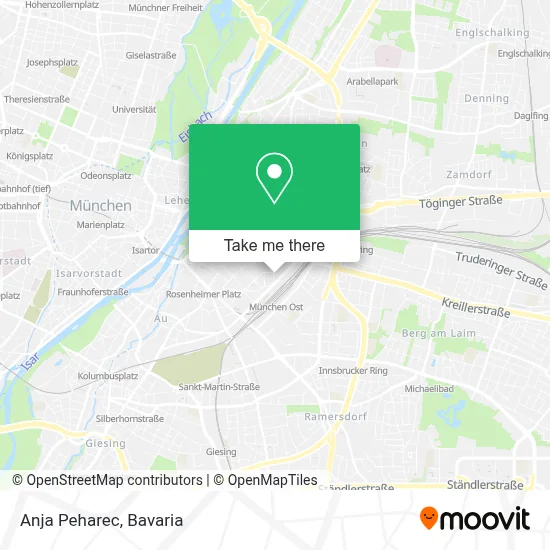 Anja Peharec map