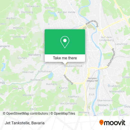 Jet Tankstelle map
