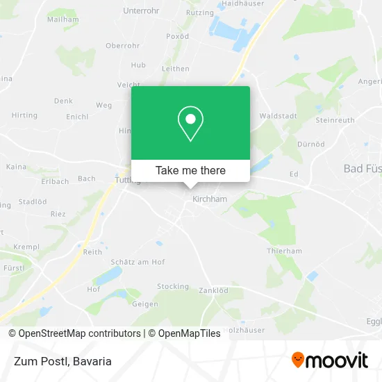 Zum Postl map