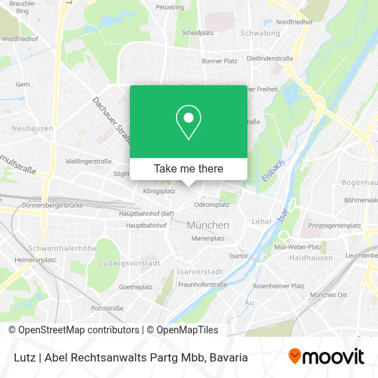 Lutz | Abel Rechtsanwalts Partg Mbb map
