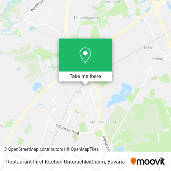 Restaurant First Kitchen Unterschleißheim map