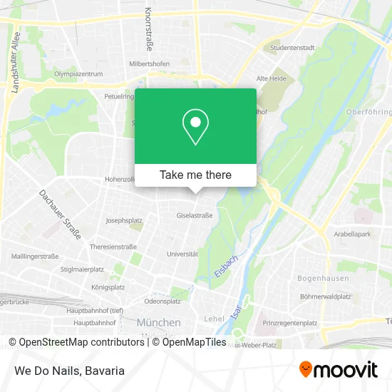 We Do Nails map