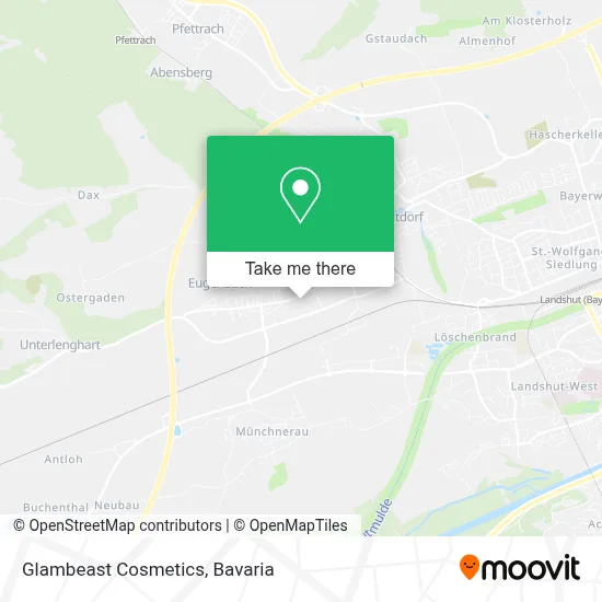 Glambeast Cosmetics map