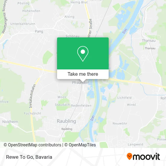 Rewe To Go map