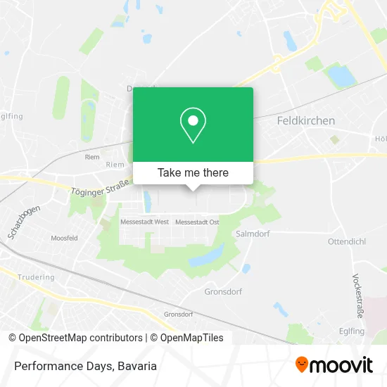 Performance Days map
