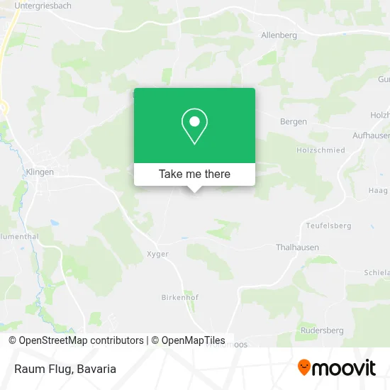 Raum Flug map