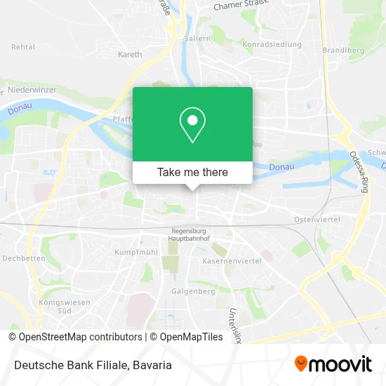 Deutsche Bank Filiale map