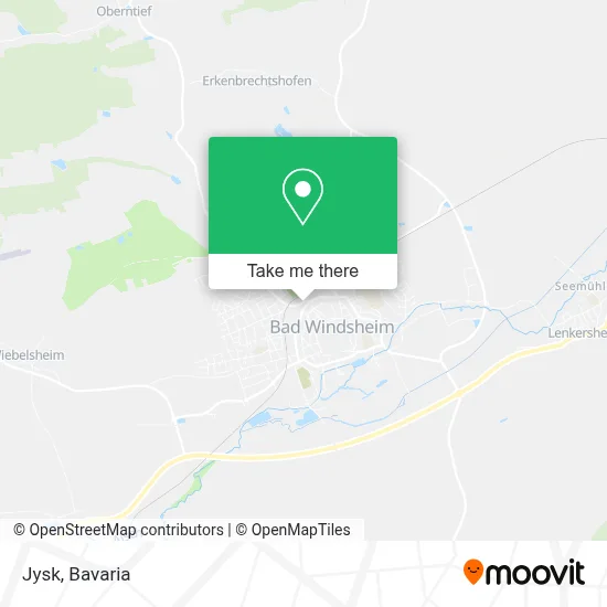 Jysk map