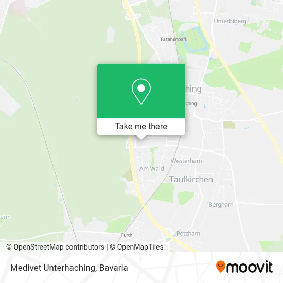 Medivet Unterhaching map